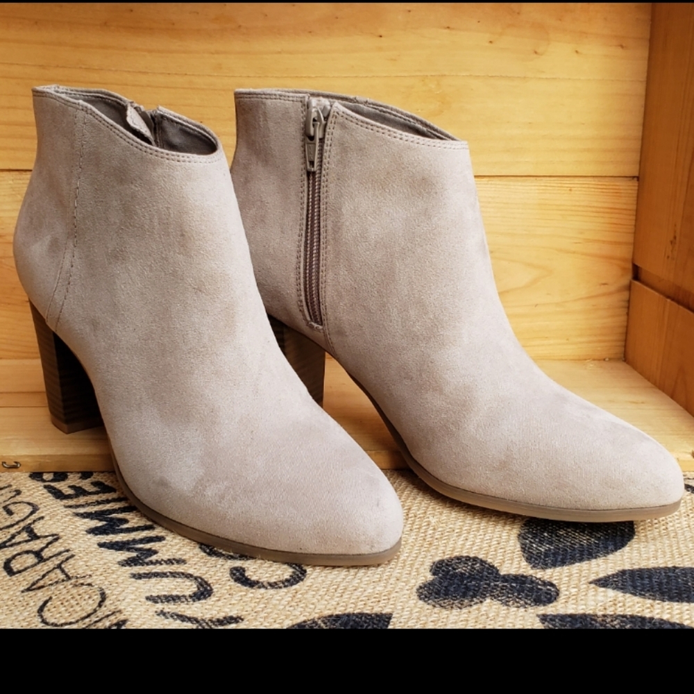 Heeled Zipper Booties